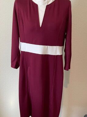Women's Woosea Midi Burgandy Dress Size XXL